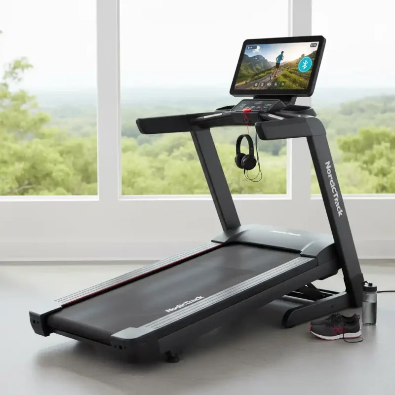 electric treadmills with incline and Bluetooth