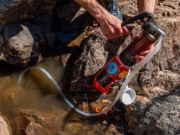 Durchflussrate der Outdoor-Wasserfilterflasche