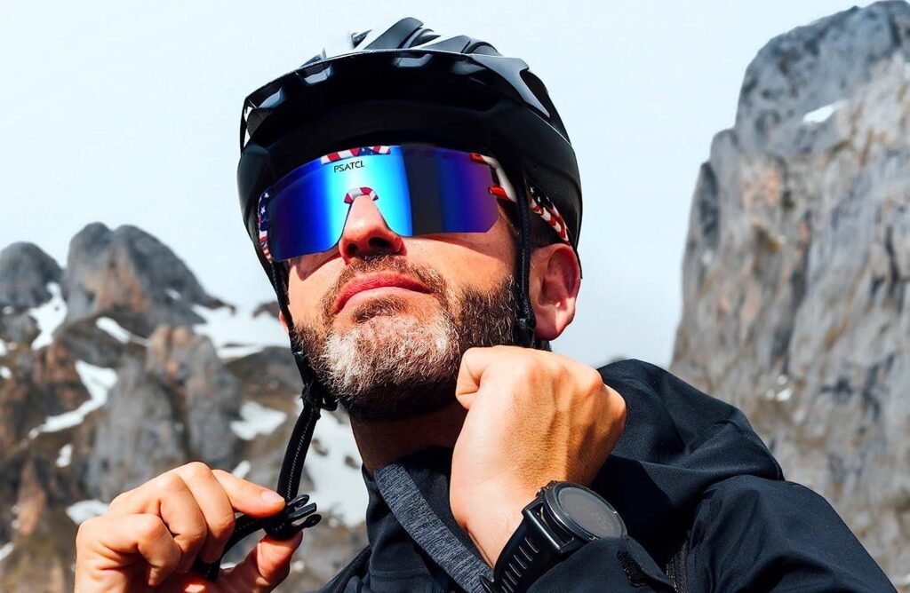 Outdoorsport-Sonnenbrillen mit polarisierten Gläsern