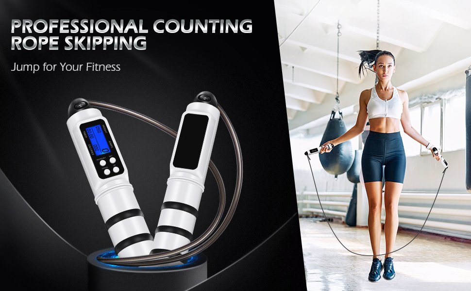 Die besten Fitness-Springseile mit digitalem Zähler für Anfänger und Profis