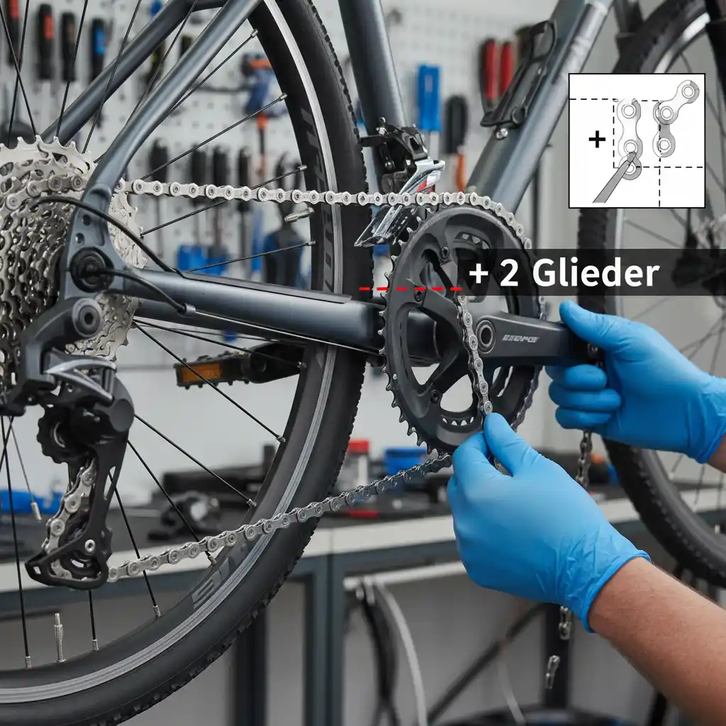 Kettenlänge richtig wählen - Bestimmung der passenden Länge für sechsfach bis zehnfach Schaltungen