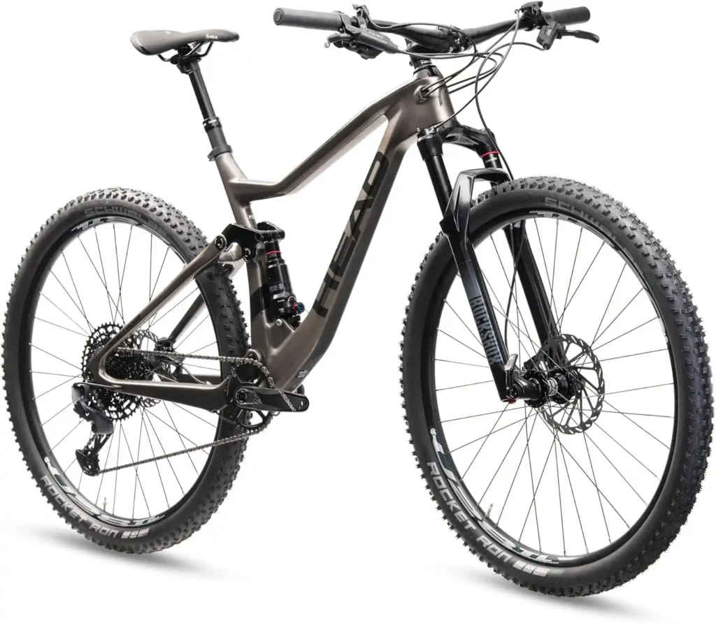 HEAD Unisex - Adult Adapt Edge 2.0 Fully-Mountainbike, Grau Metallic/Schwarz