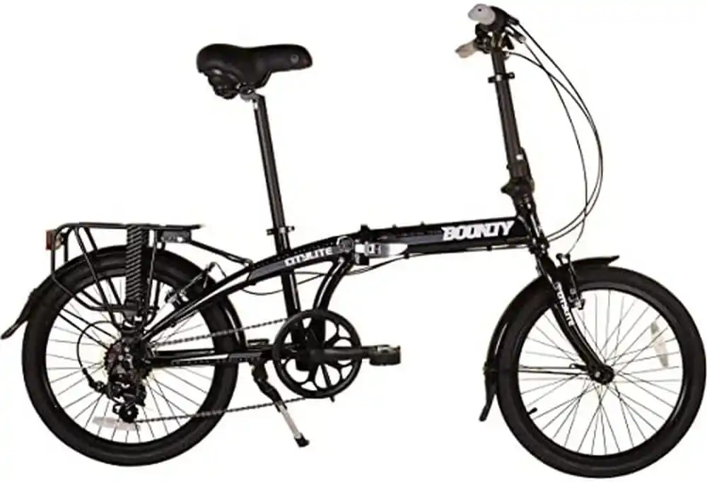 Bounty Citylite Klapprad, leichter Aluminiumrahmen, 6-Gang Shimano-Schaltung mit Revo-Shiftern, perfekt für Pendler, Klapprad, Erwachsenenfahrrad