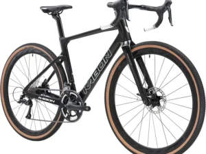 KABON Carbon Gravel Rennrad, T800 Carbon Fiber Rahmen 700C Mit 18 Gängen, Integriertem Lenker, Scheibenbremsen für Männer/Frauen
