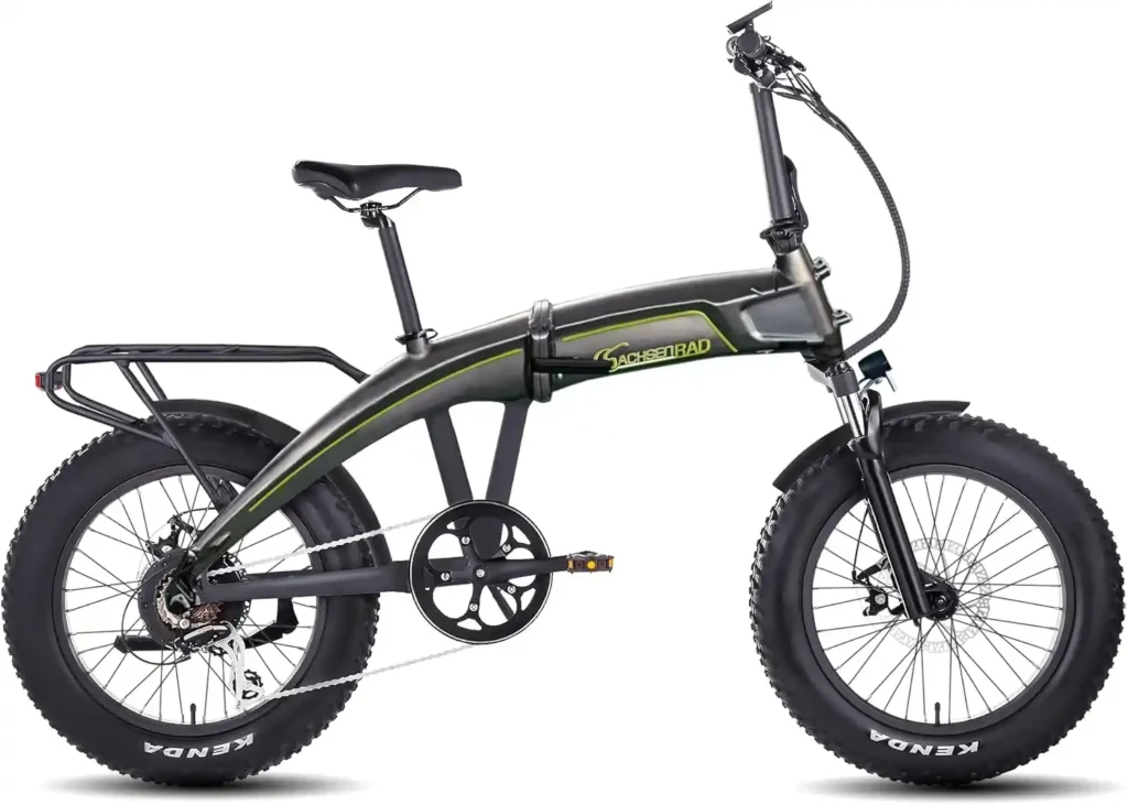 E-Folding Bike Klapprad F6 Safari 20 Zoll Fatbike StVZO | 85N.M Bafang Off-Road Motor | Interne Kabelführung | Hochwertige Eloxierung | E-Bike Elektrisches Klapprad Pedelec e-Fat