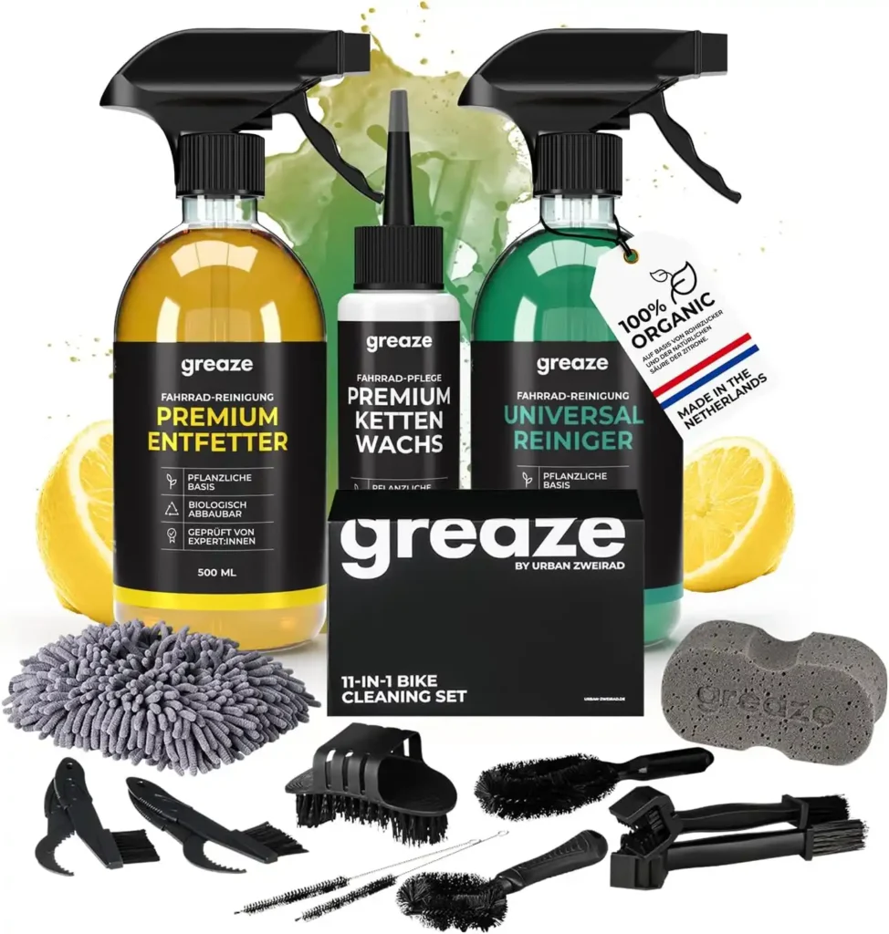 Greaze Kettenwachs-Set für Fahrräder – Hochwertiges, nachhaltiges Kettenwachs für Rennräder – Premium-Kettenpflege für Fahrräder